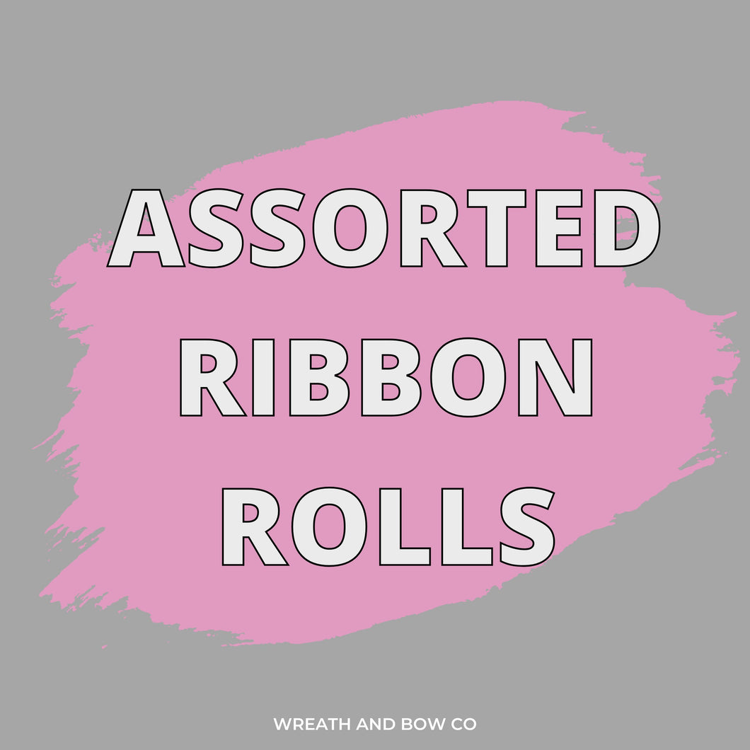 Assorted Box of Ribbon Rolls