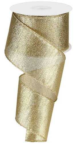 Metallic Color: Gold - 2.5 Inches x 50 Yards (150 Feet)