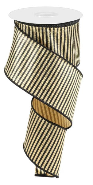 HORIZONTAL THIN STRIPES/MET - 2.5 Inches x 10 Yards (30 Feet)