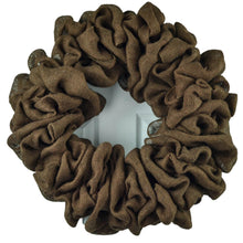 Load image into Gallery viewer, Chocolate Brown Plain Burlap Wreath Already Made
